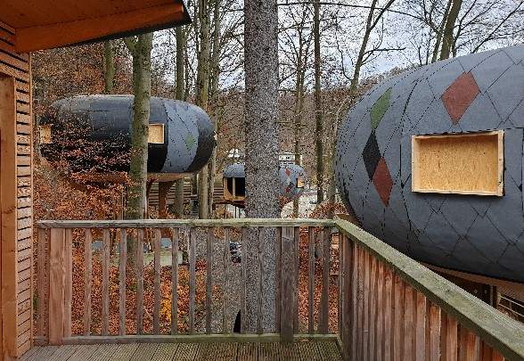 Baumh&auml;user "Oktagon" am Sonnenresort Ettershaus