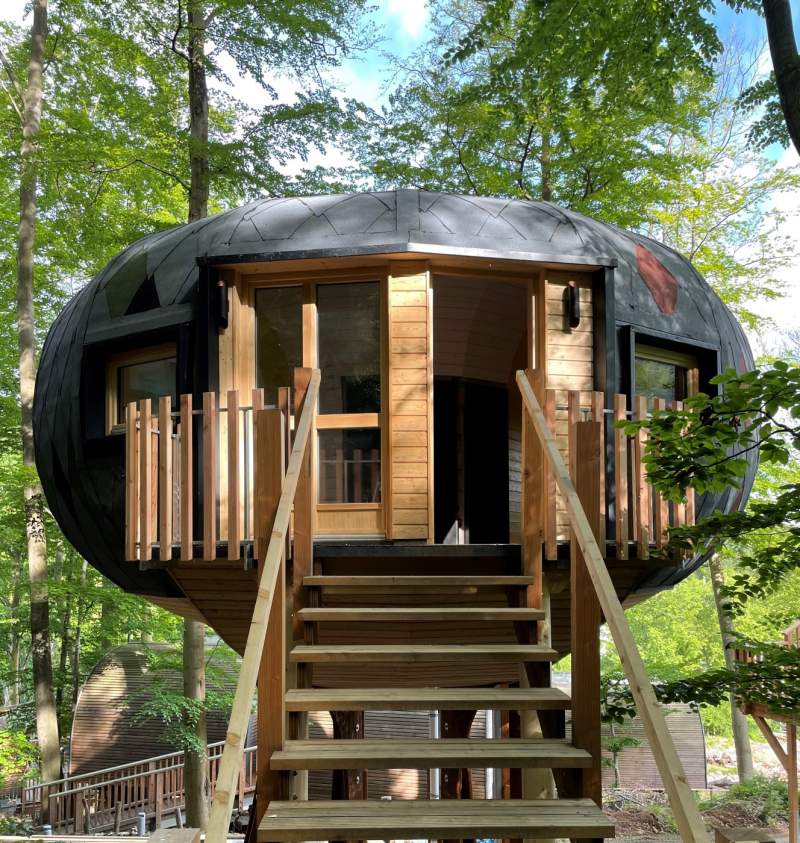 Baumh&auml;user "Oktagon" am Sonnenresort Ettershaus